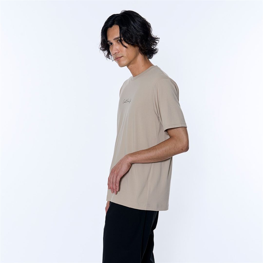 リサイクルポリグラフィックプリントTシャツ オックスフォードベ-ジュ M