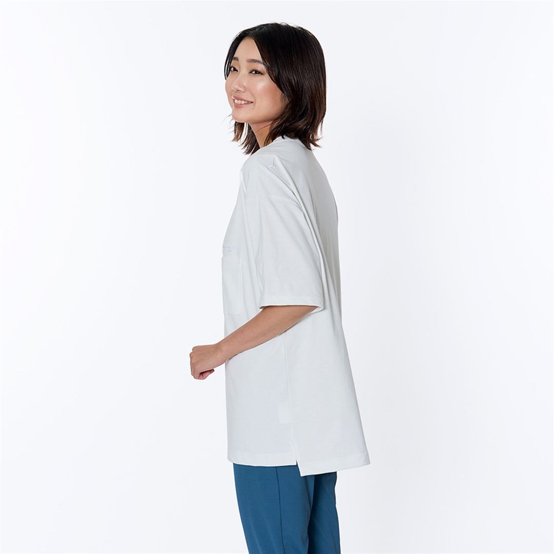 スパンポリポケットTシャツ スノーホワイト XS