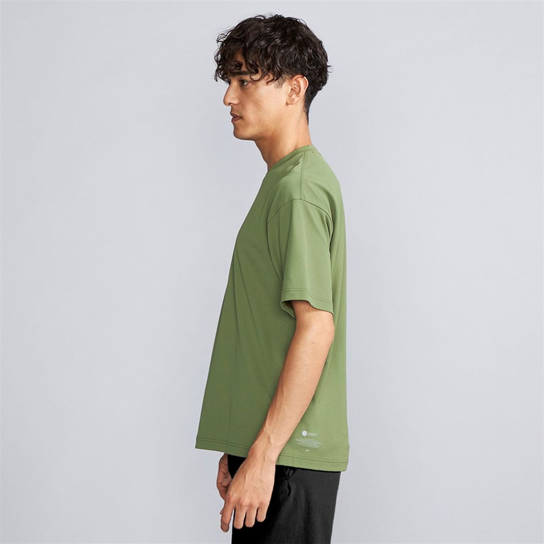 【ミズノ直営限定】アンチスウェット Tシャツ カーキ M