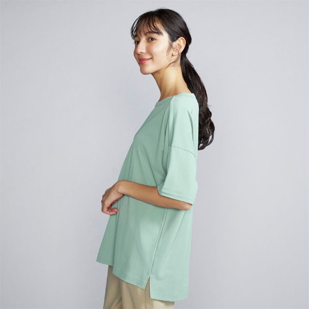 アンチスウェット Tシャツ アイスバーググリーン S
