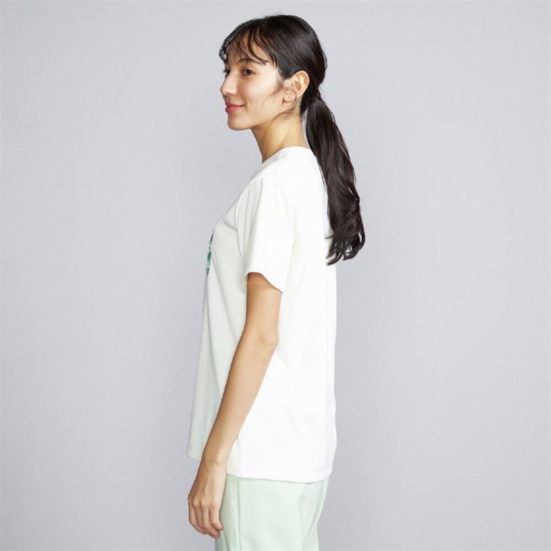 リサイクルポリエステル グラフィックTシャツ マシュマロホワイト S