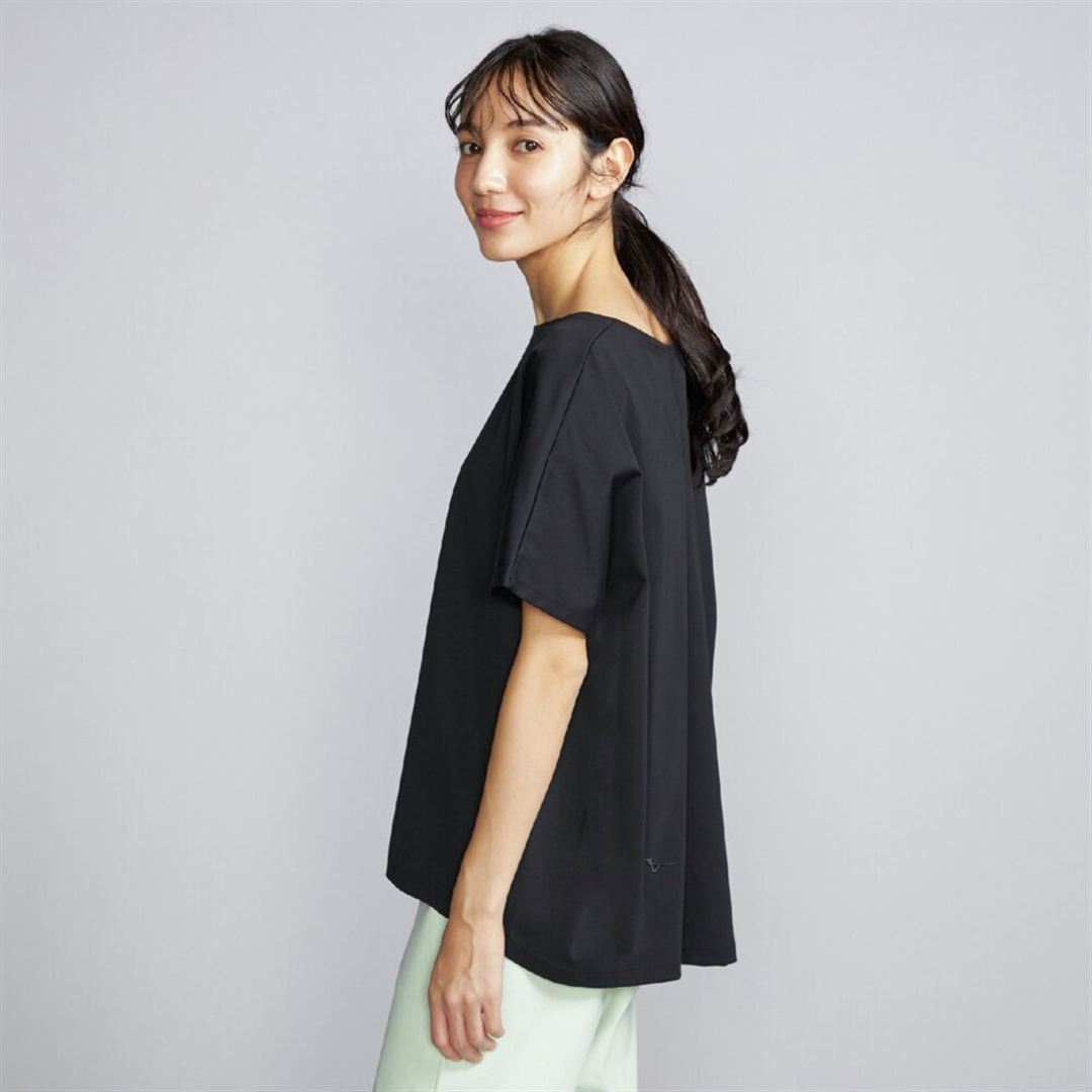 UVカットポンチTシャツ ブラック S