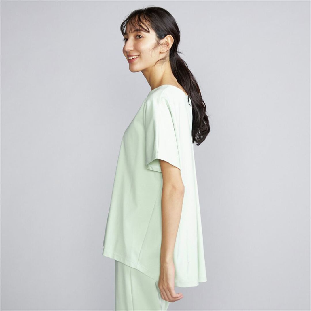 UVカットポンチTシャツ ライトグリーン S