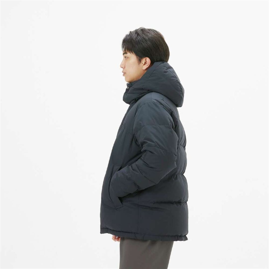 【吸湿発熱】WINDSTOPPER ダウラギリライトダウンジャケット ブラック M