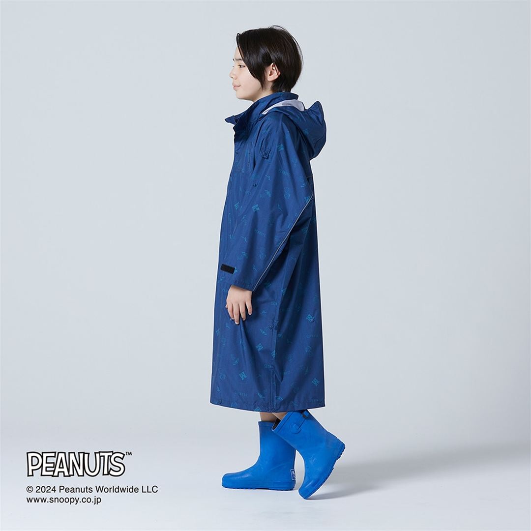 【PEANUTS】Compactウォーターリパレントコート ダークブルー JF