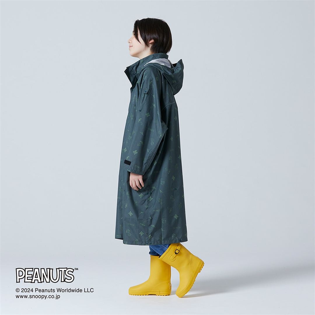【PEANUTS】Compactウォーターリパレントコート オリーブ JF