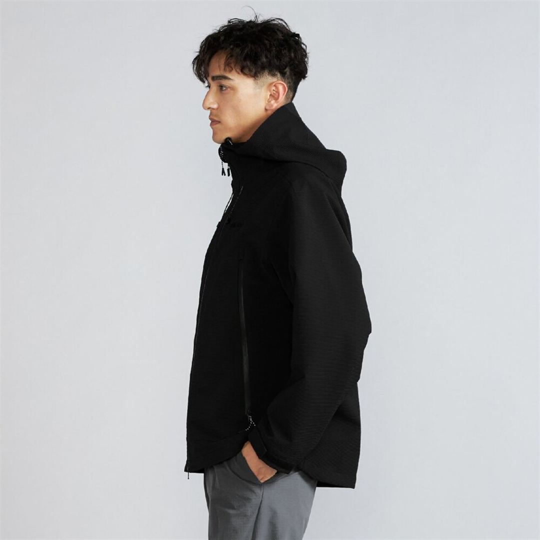 【耐水素材】BERGTECH サーマルメッシュジャケット ブラック 2XL