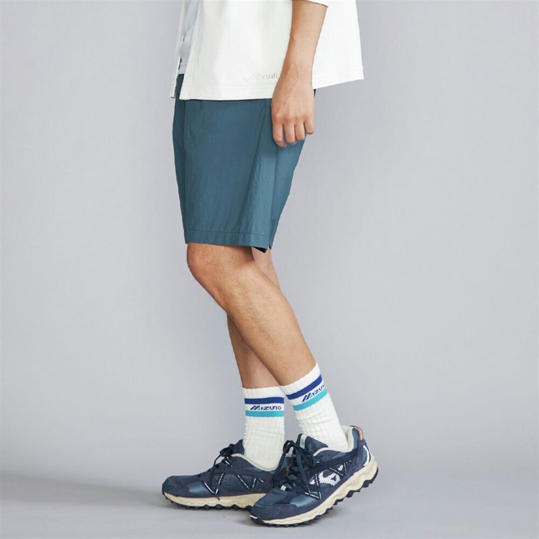 MIZUNO BUDDY撥水フィールドショートパンツ ティールブルー M
