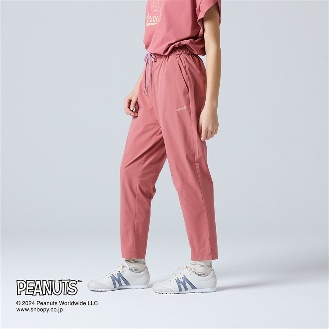 【PEANUTS】ウォーターリパレントストレッチパンツ テラコッタ S