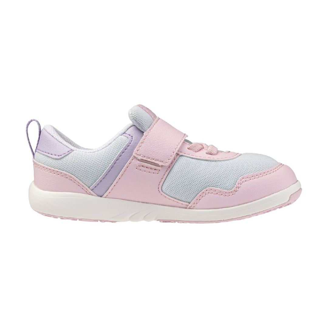ミズノプレモア キッズ3(キッズシューズ) ピンク×ホワイト×ライトブルー 19.0