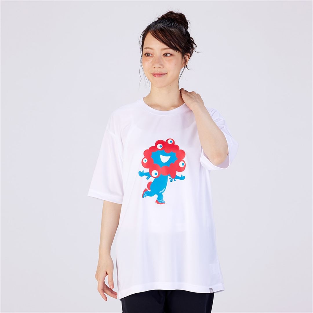 【大阪・関西万博】ミャクミャクシューズTシャツ ホワイト M