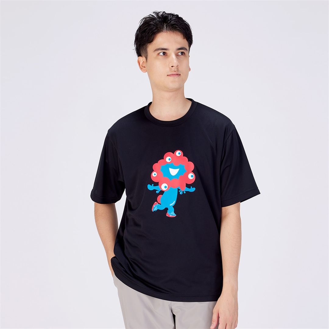 【大阪・関西万博】ミャクミャクシューズTシャツ ブラック M