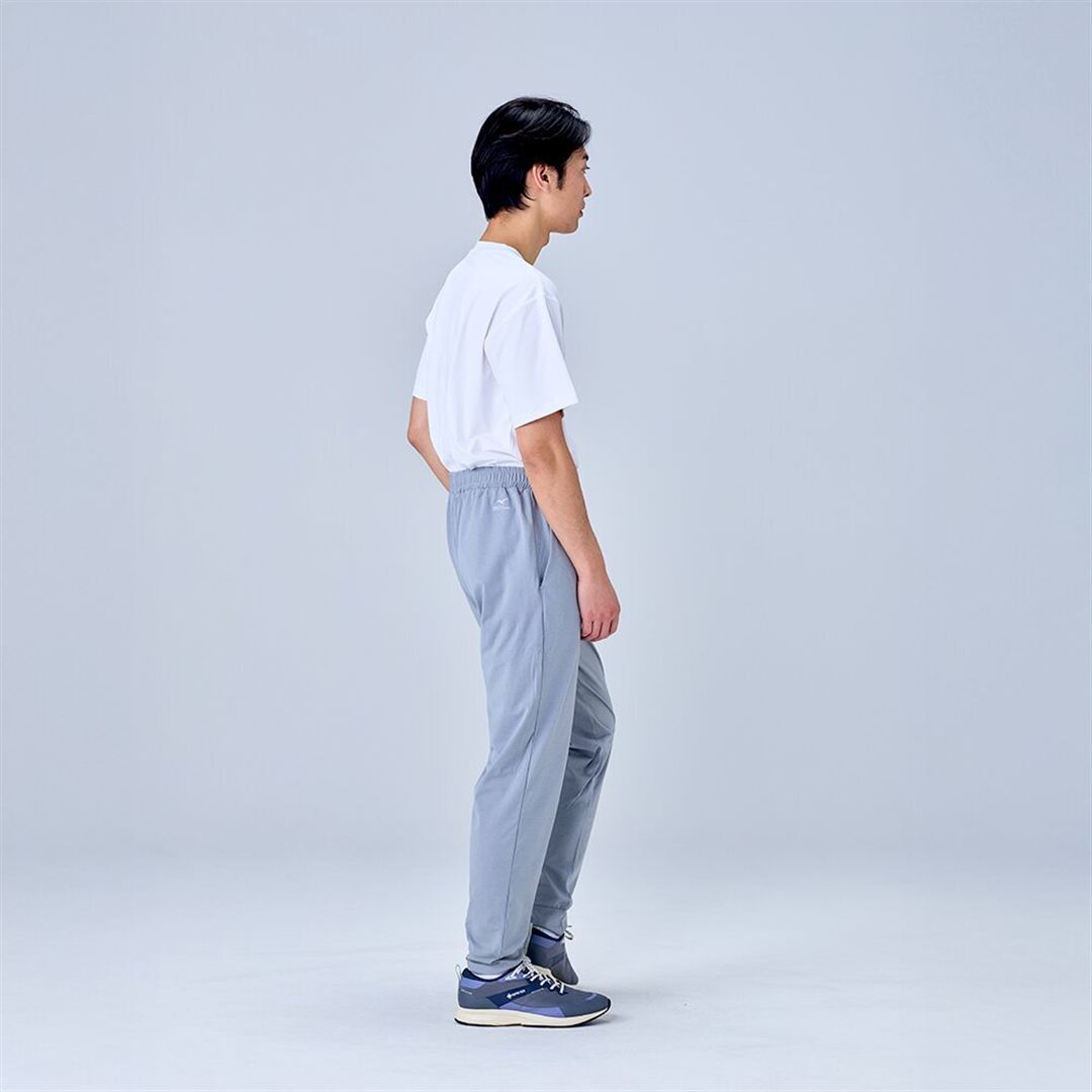 ハイストレッチ ジョガーパンツ グレー XL