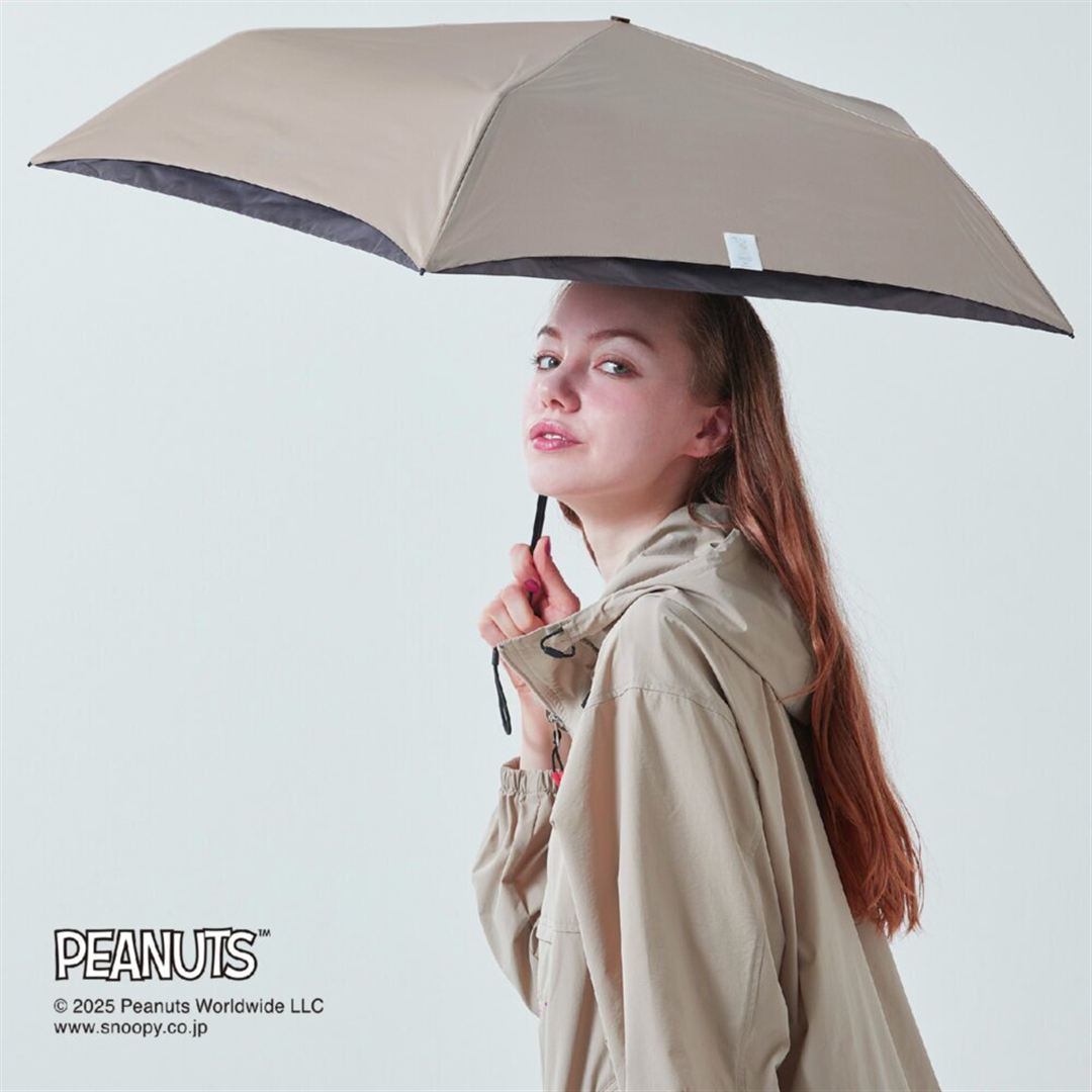 【PEANUTS】-20 UMBRELLA PEANUTS【晴雨兼用傘】 ラテ×チョコレート