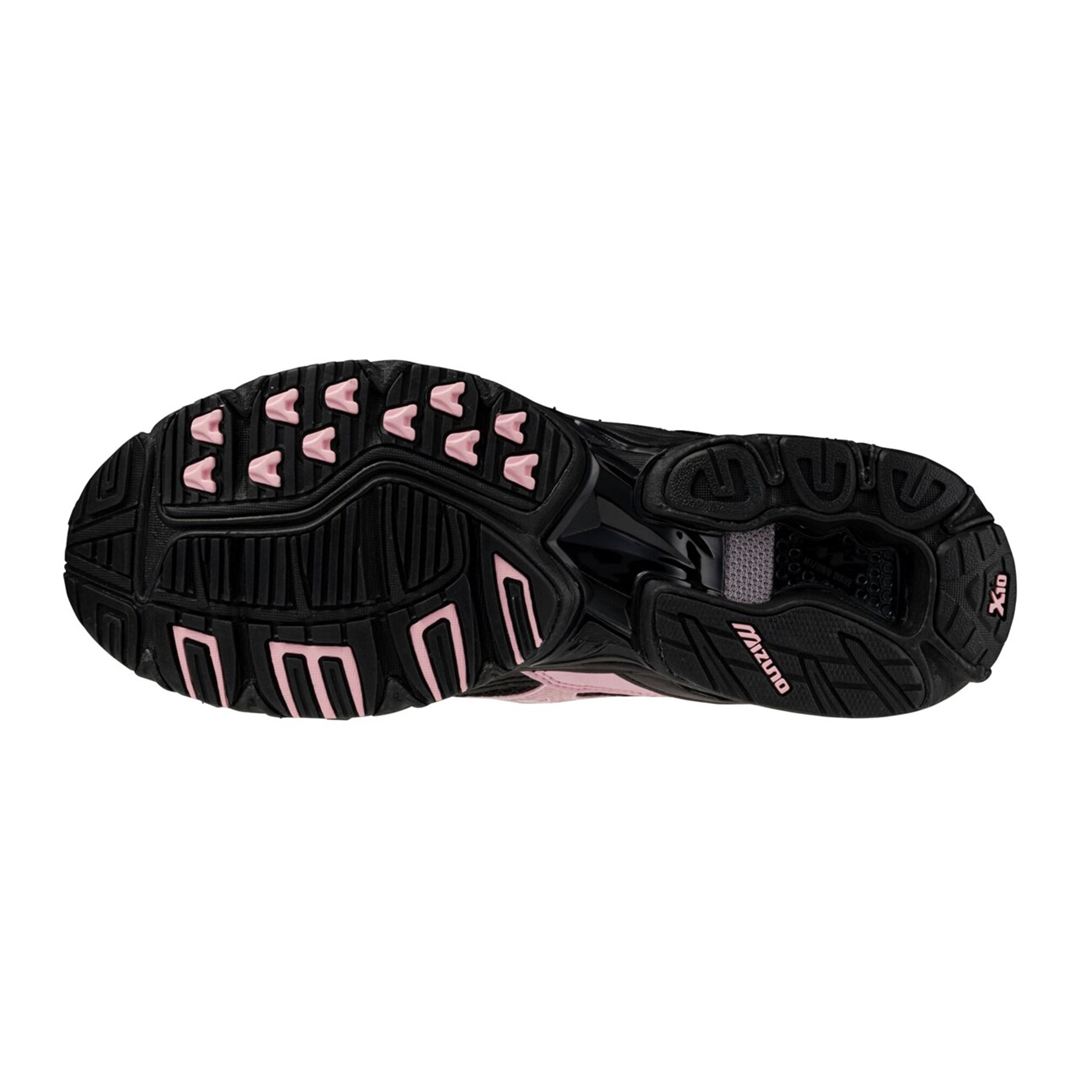 【ミズノ直営限定】WAVE RIDER 10 ブラック×ピンク 30.0