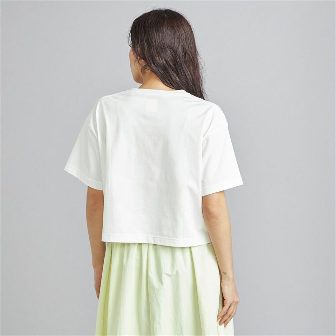 【ミズノ直営限定】モノグラムM クロップド半袖Tシャツ ホワイト XL