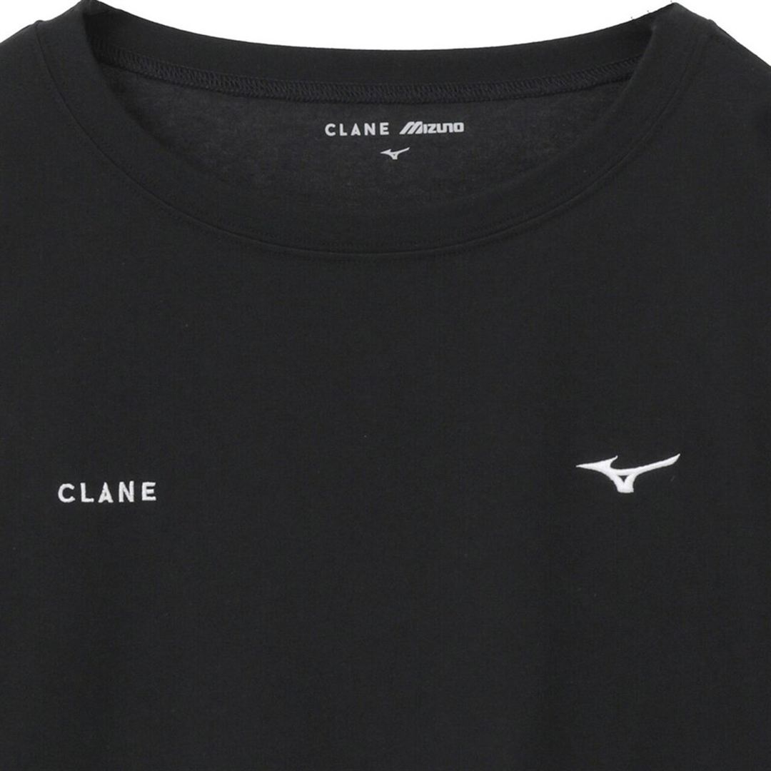 【CLANE】QUICK DRY COTTON LOGO LONG SLEEVE T-SHIRT ブラック 2