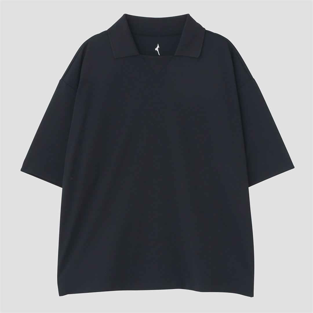 【MARGARET HOWELL】アンチスウェットリブカラーシャツ DK.ネイビー 2