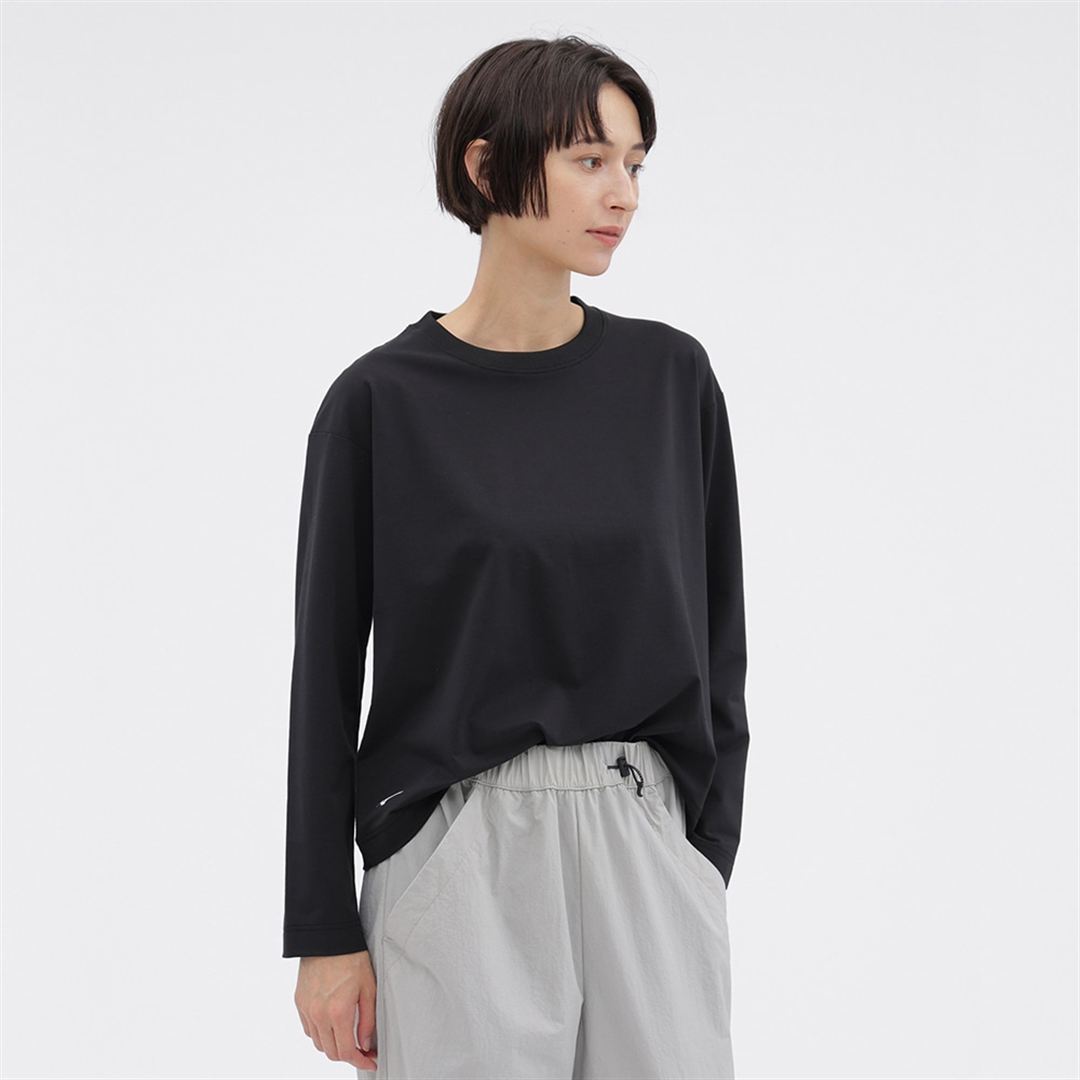 【MARGARET HOWELL】ハイゲージ鹿子ロングスリーブTシャツ DK.ネイビー 2