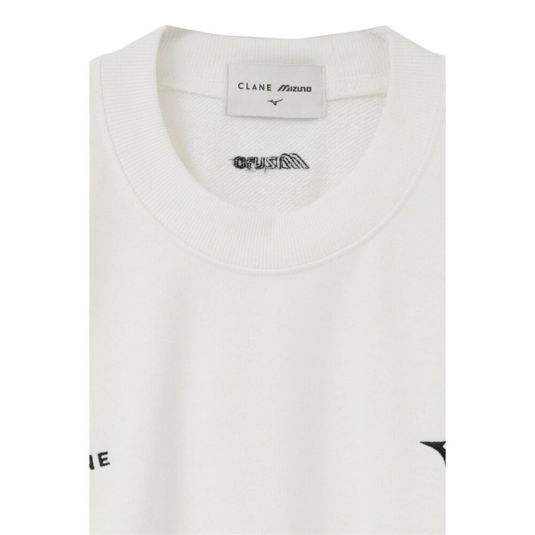 【CLANE】SHORT SWEATSHIRT ホワイト 2
