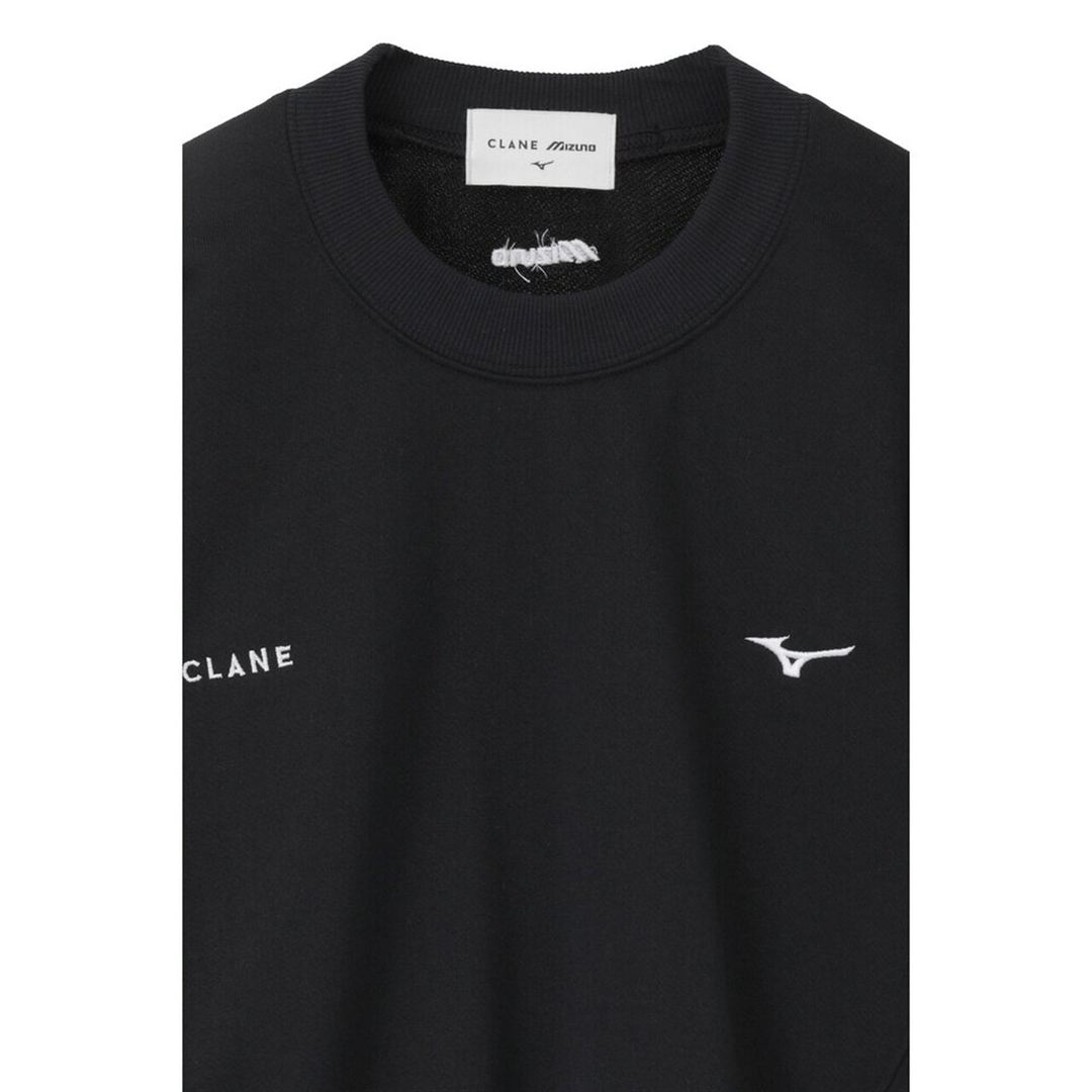 【CLANE】SHORT SWEATSHIRT ブラック 2