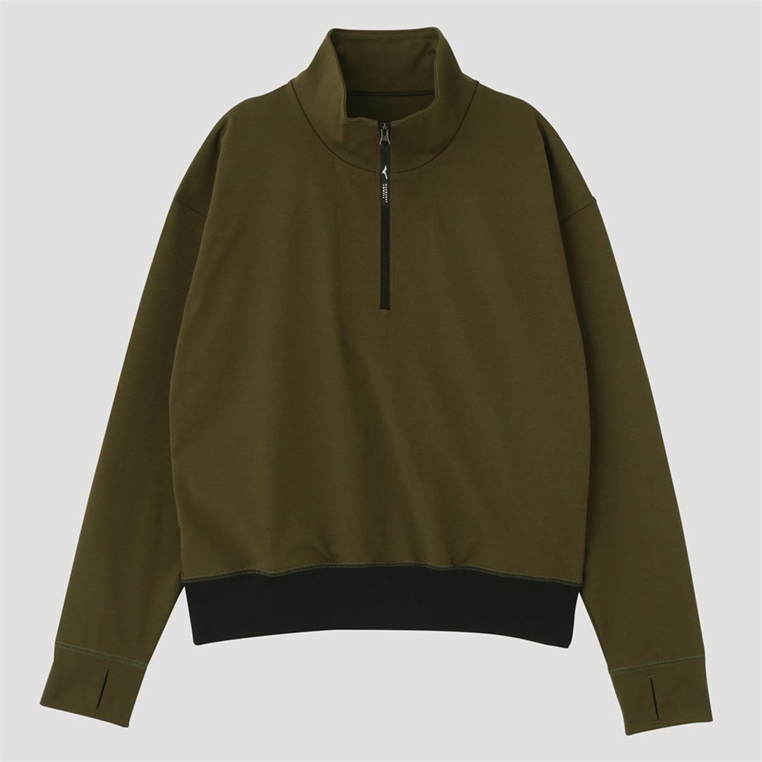 【MARGARET HOWELL】ヘビーオンスZIPシャツ DK.オリーブ 2