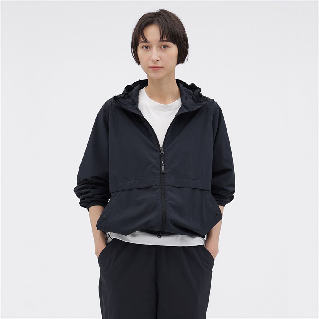 【MARGARET HOWELL】ウォーターリパレントタスランナイロンリップフーディー DK.ネイビー 1