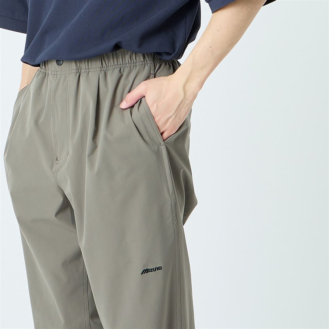 【JEANS FACTORY】ウォーターリパレントストレッチウーブンパンツ チャコール S