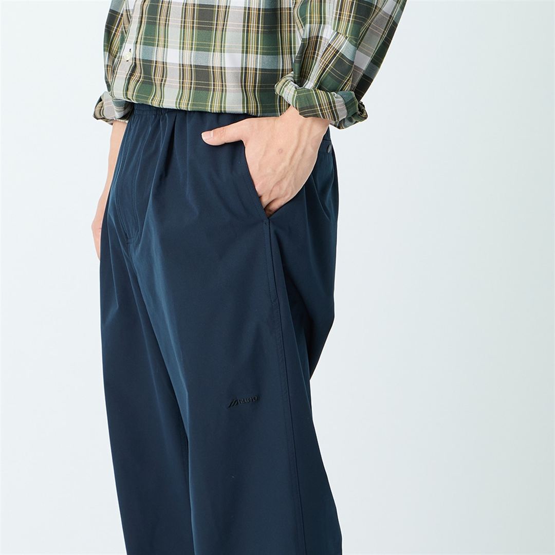 【JEANS FACTORY】ウォーターリパレントストレッチウーブンパンツ ネイビー XL