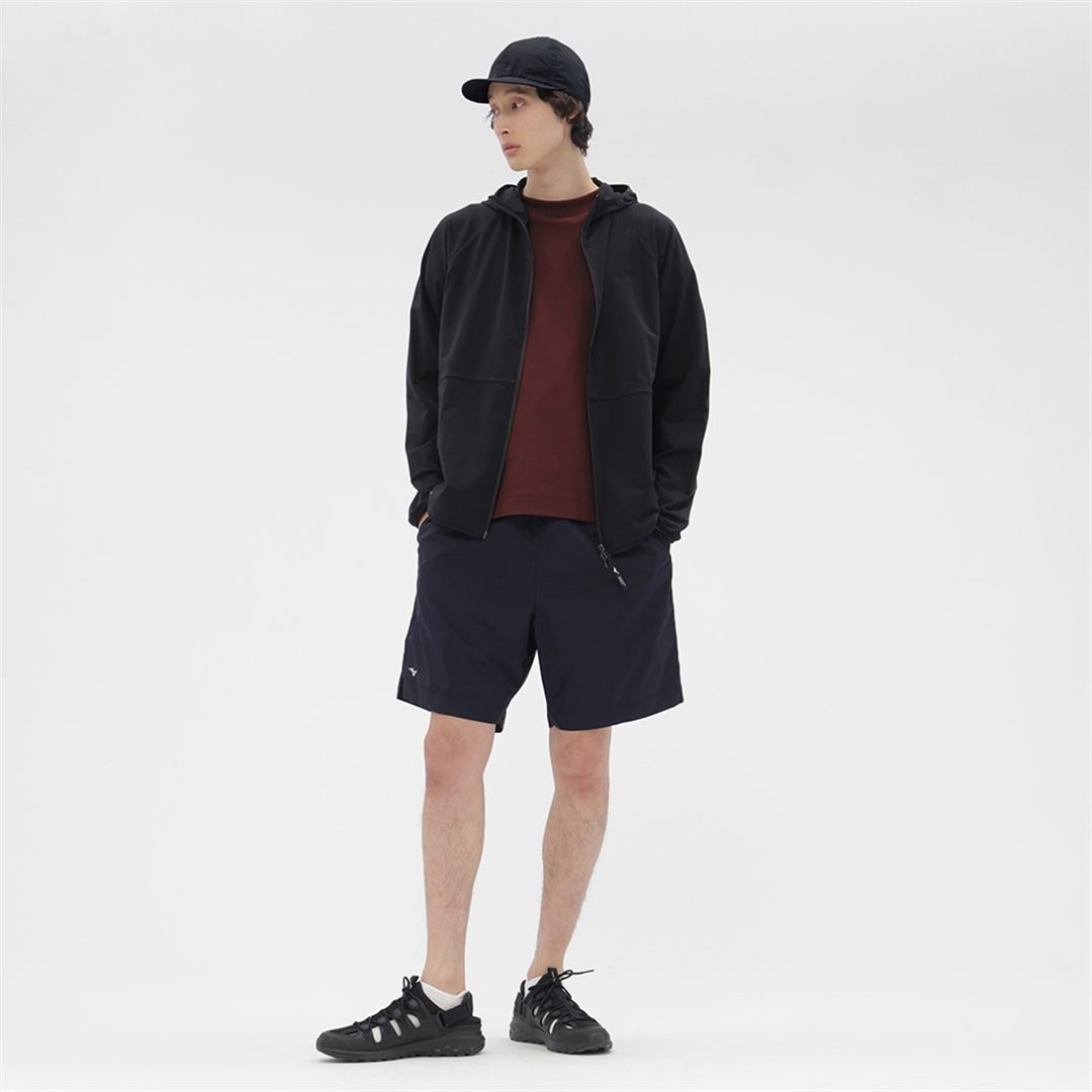 【MARGARET HOWELL】タスランナイロンリップキャップ ブラック 56-59