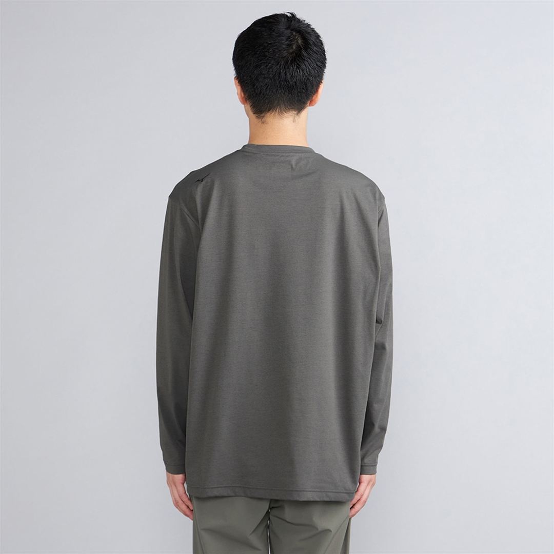ワードマークロゴロングスリーブTシャツ ピューターグレー XL