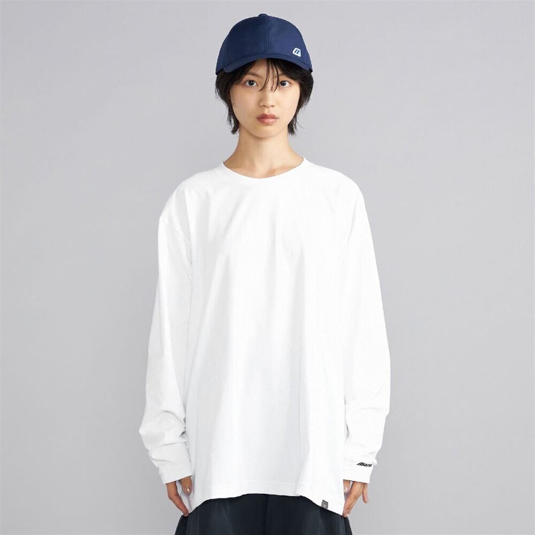 ワードマークバックロゴロングスリーブTシャツ ホワイト XL