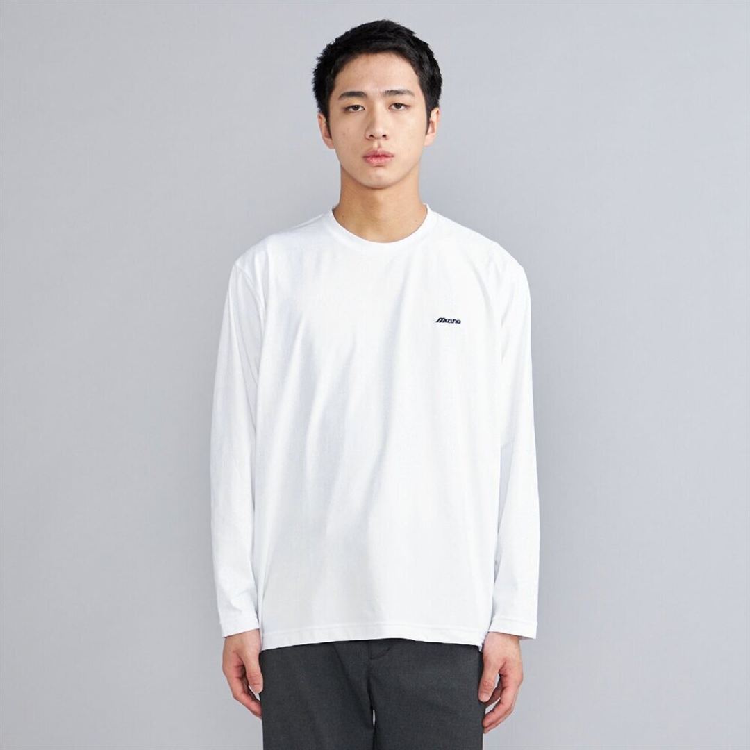 ワードマークバックグラフィックロングスリーブTシャツ ホワイト M