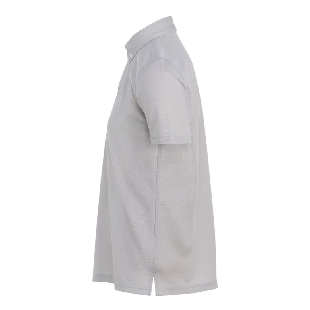 【抗菌防臭／防汚】ピュアハイパー半袖ポロシャツ グレー XL