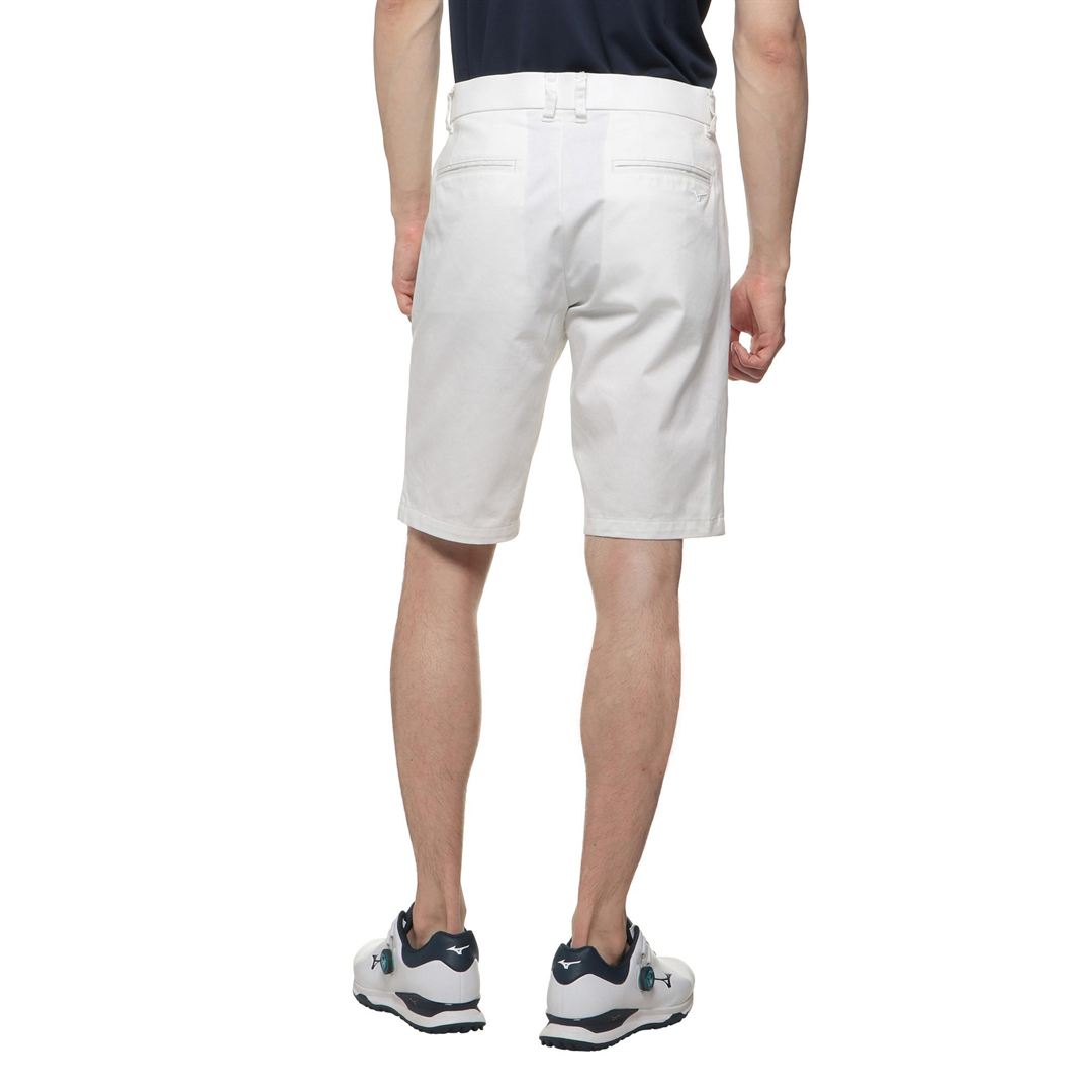 撥水ストレッチハーフパンツ ホワイト M