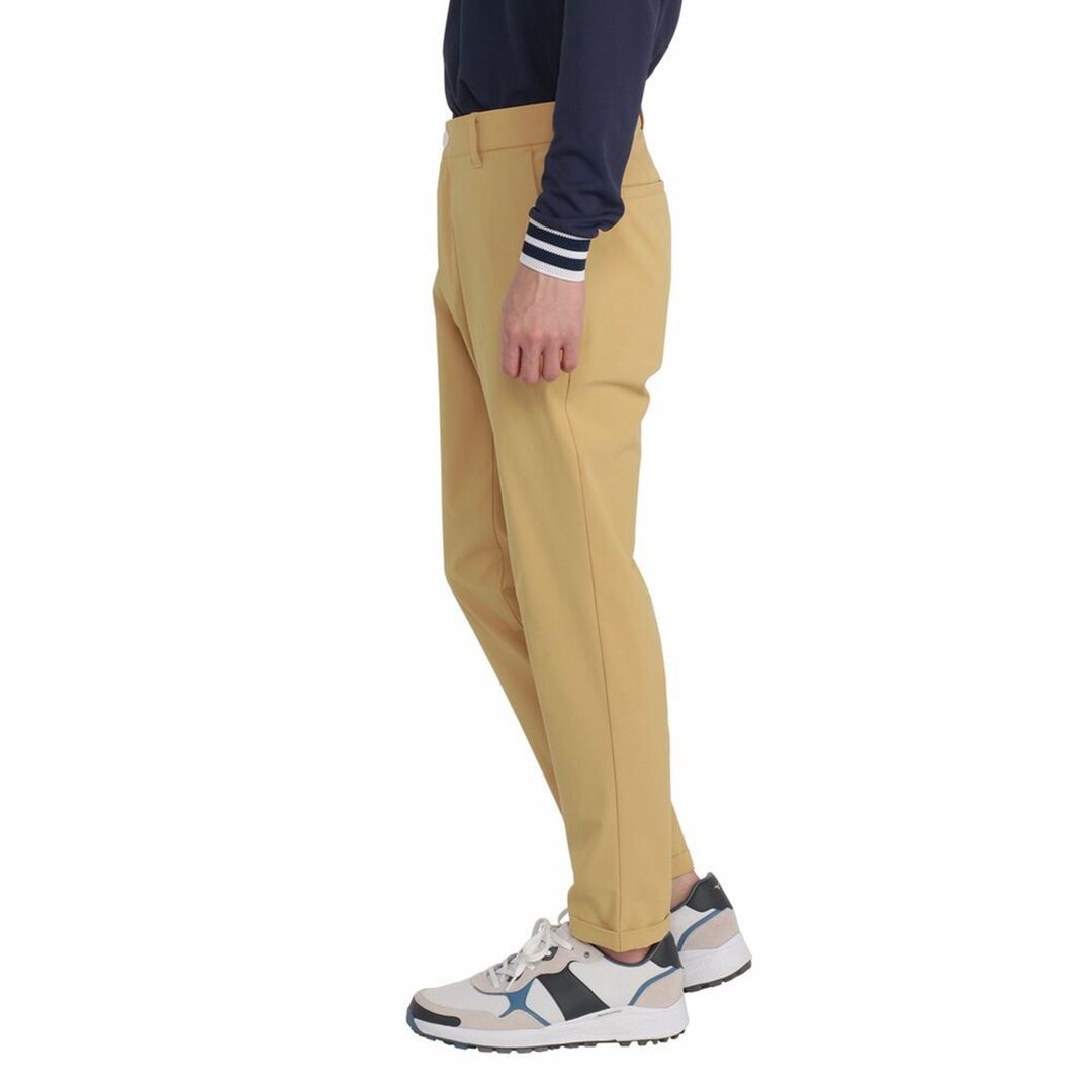 驚2ストレッチロングパンツ九分丈【驚着極伸】 ライトマスタード 2XL