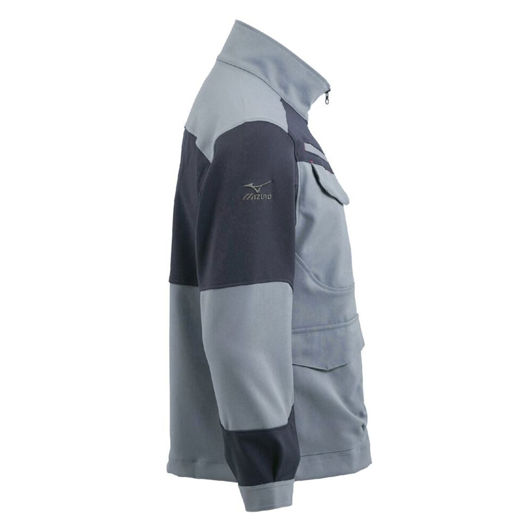 ワークジャケット ストレッチ(制電) グレー×チャコール XS