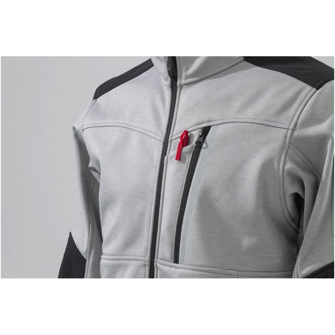 【防風】テックシールドジャケット ストレッチ アロイグレー S