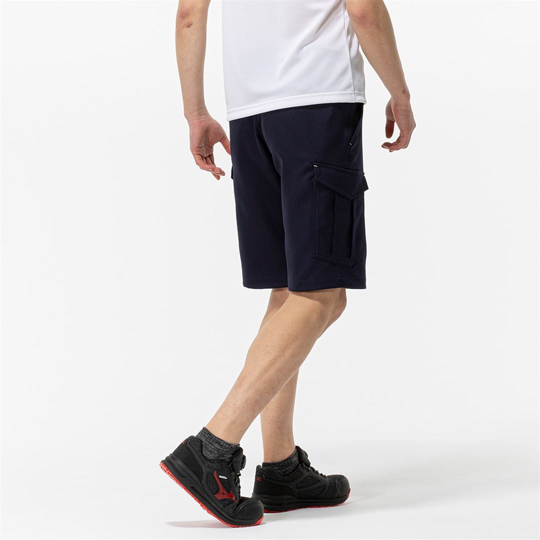 ワークハーフパンツ ストレッチ(制電) ネイビー XS