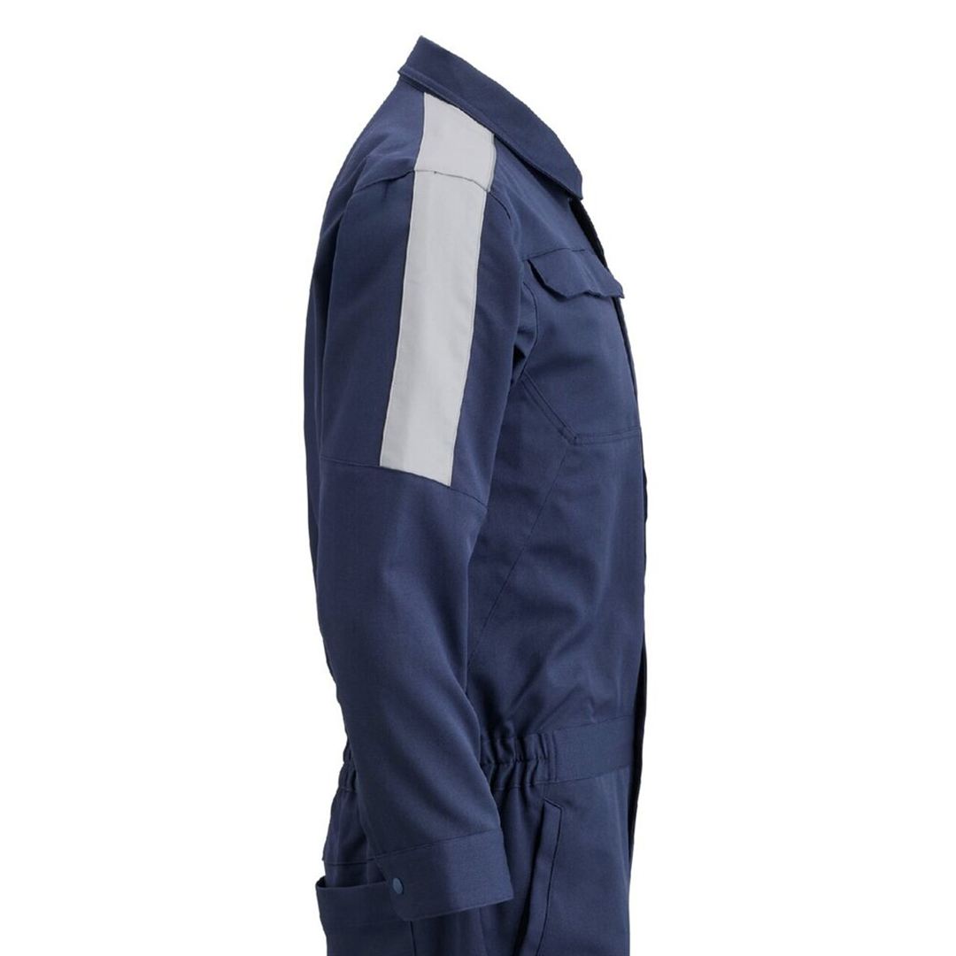 ストレッチつなぎ(制電) ネイビー XL
