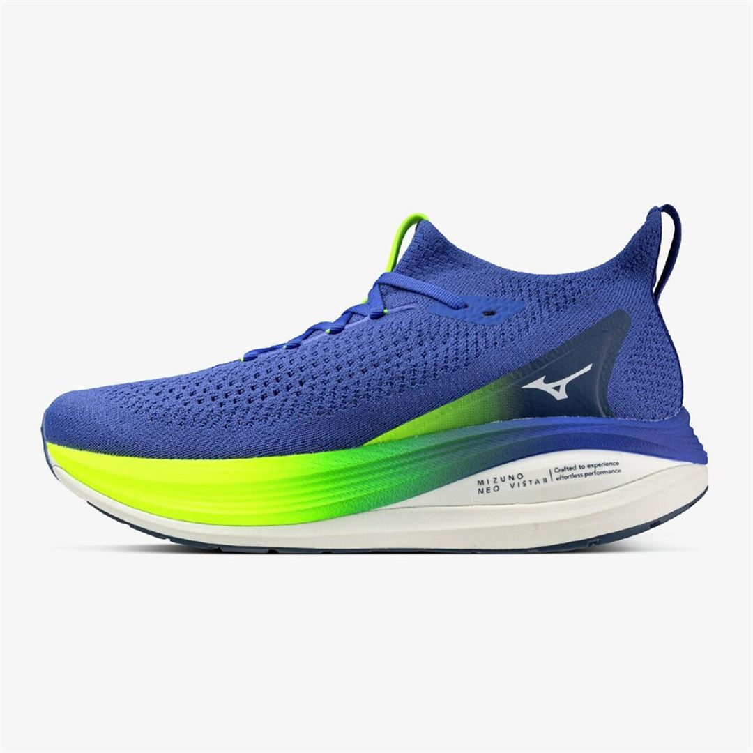 MIZUNO NEO VISTA2(スピードワーク／テンポ走) ブルー×ホワイト×イエロー 25.0