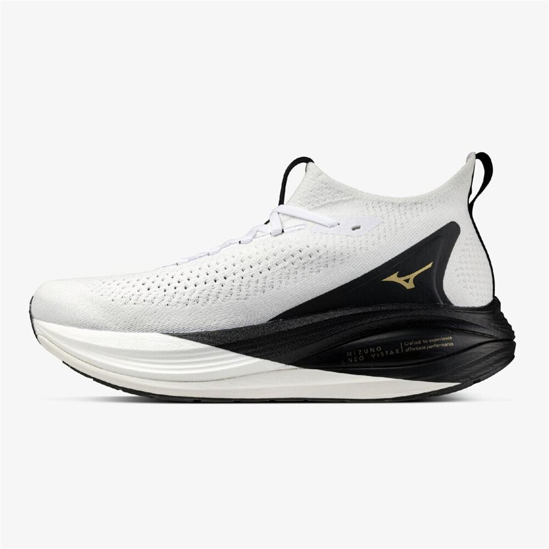 MIZUNO NEO VISTA2(スピードワーク／テンポ走) ホワイト×ゴールド×ブラック 23.0