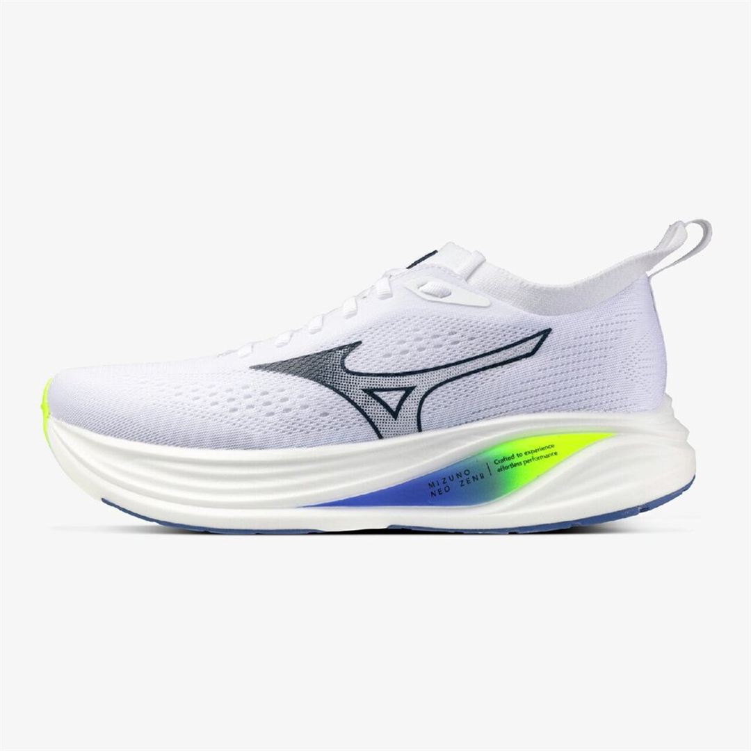 MIZUNO NEO ZEN2(ジョグ／LSD) ホワイト×ブルー×イエロー 25.0