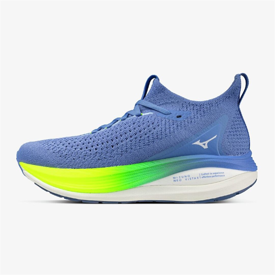 MIZUNO NEO VISTA2(スピードワーク／テンポ走) ブルー×ホワイト×イエロー 25.0
