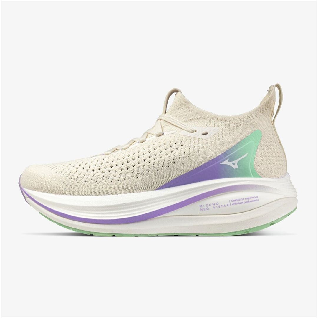 MIZUNO NEO VISTA2(スピードワーク／テンポ走) オフホワイト×パープル×スカイブルー 23.0