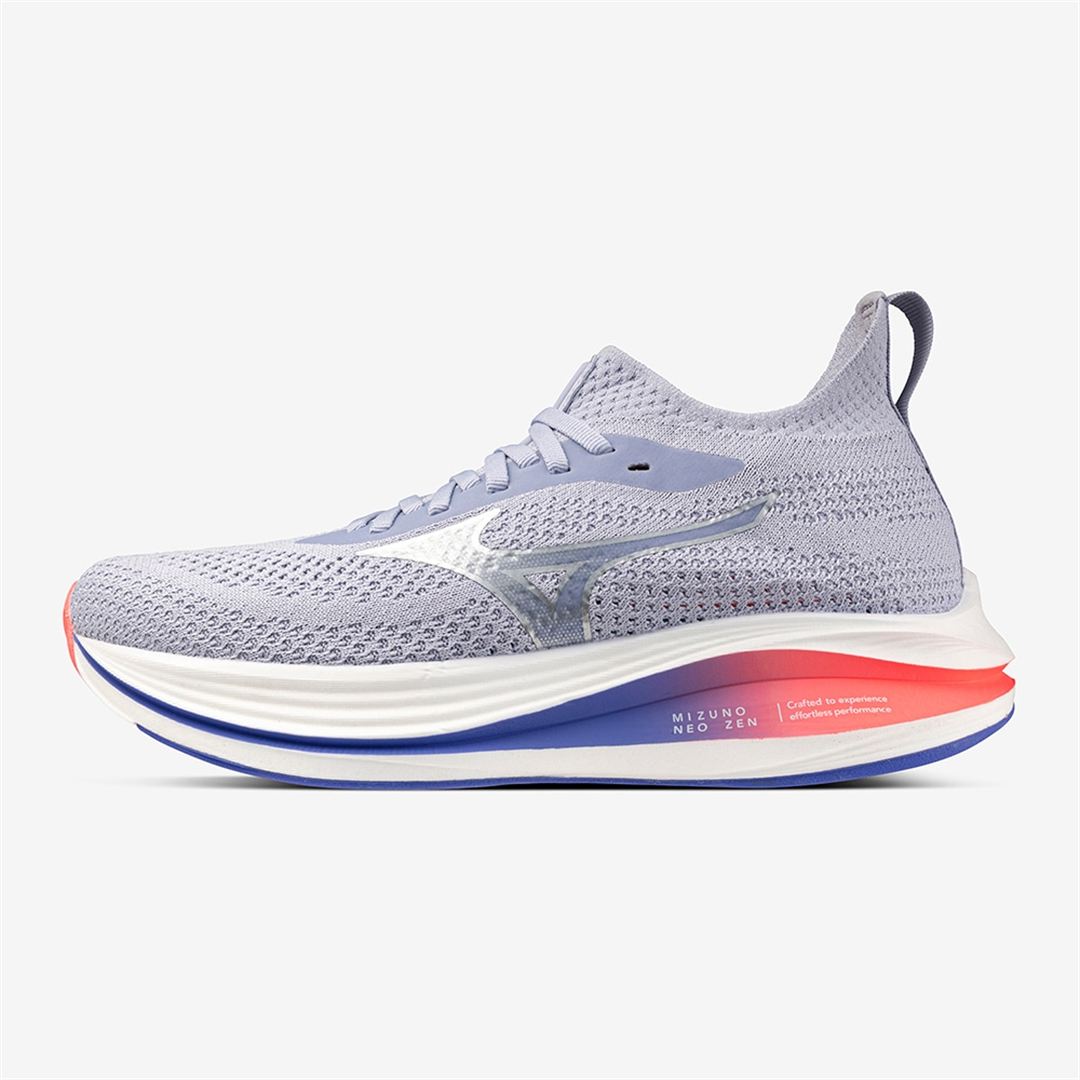 MIZUNO NEO ZEN(ランニング) パープル×シルバー×ピンク 22.5