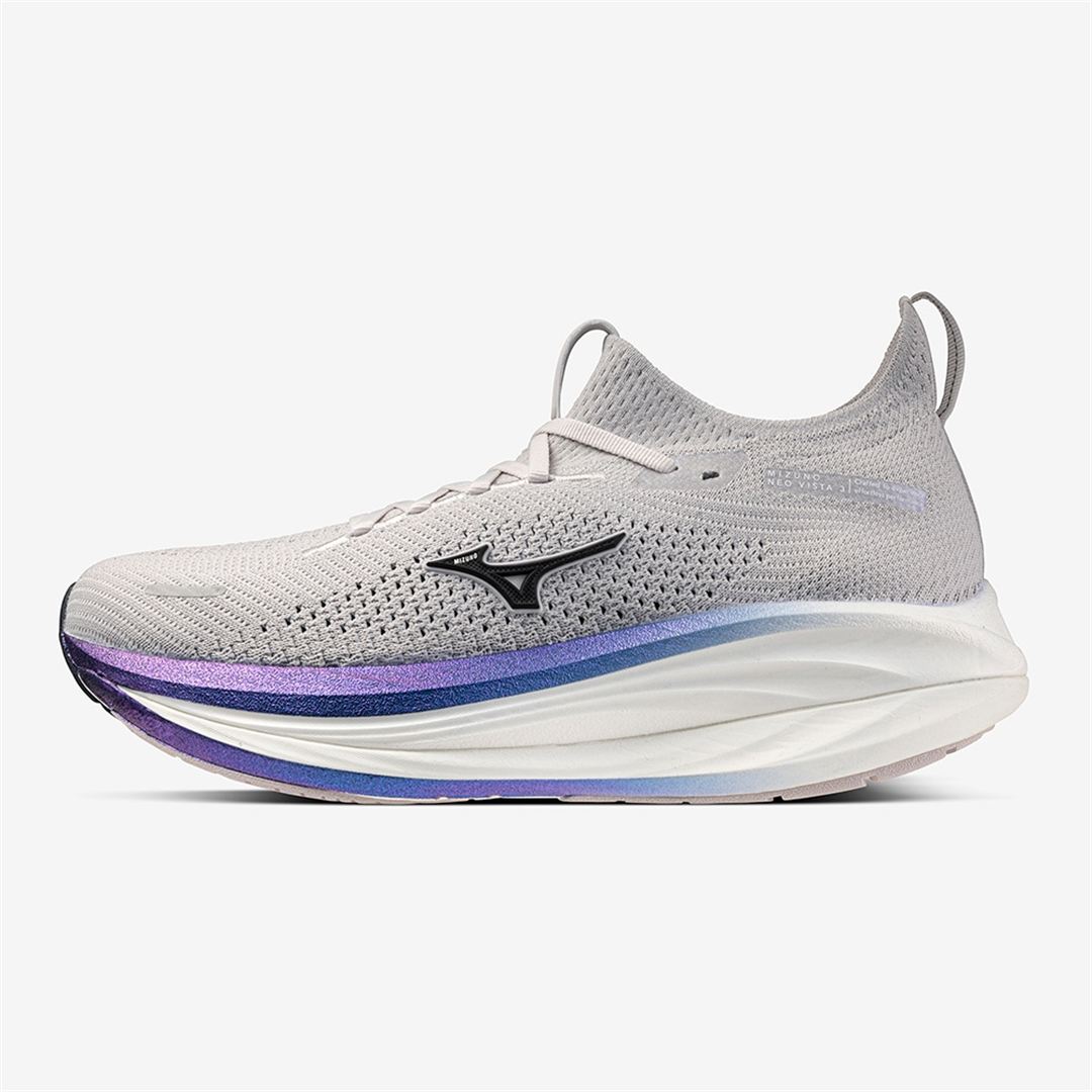 MIZUNO NEO VISTA3（スピードワーク／テンポ走） グレー×ブラック×ディープブルー 29