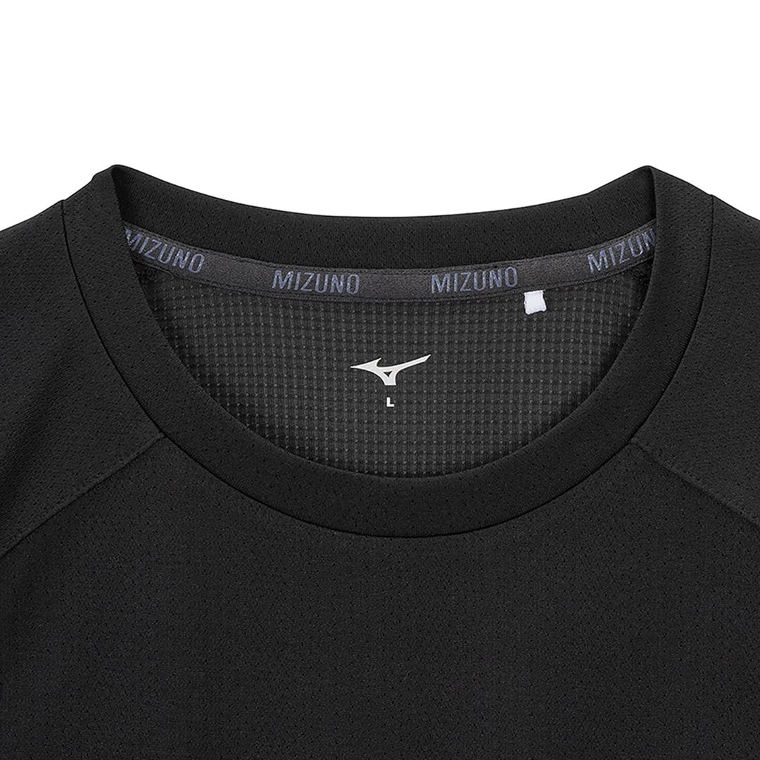 【汗処理／通気】ドライエアロフローグラフィックTシャツ(オーロラ) ブラック S