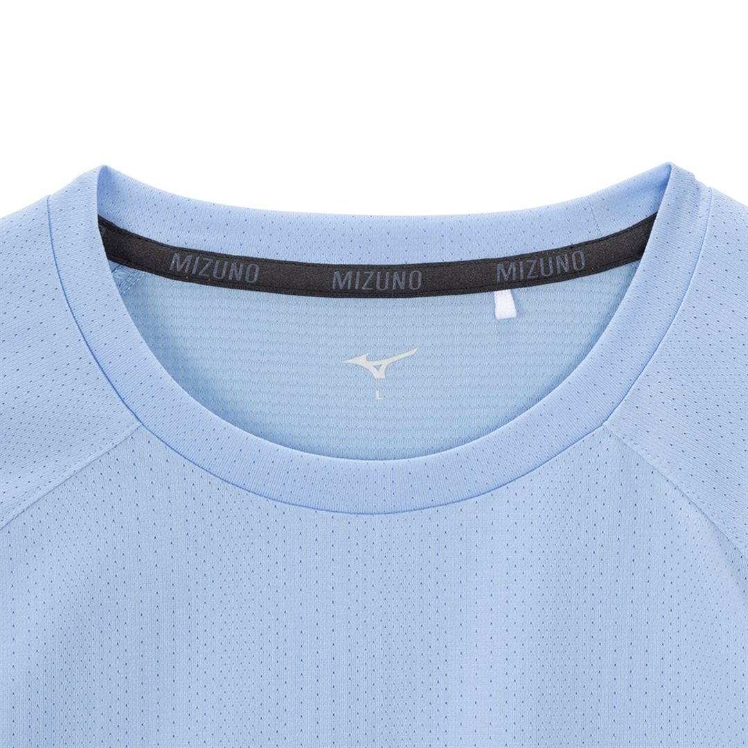 【汗処理／通気】ドライエアロフローグラフィックTシャツ(オーロラ) セルリアン S