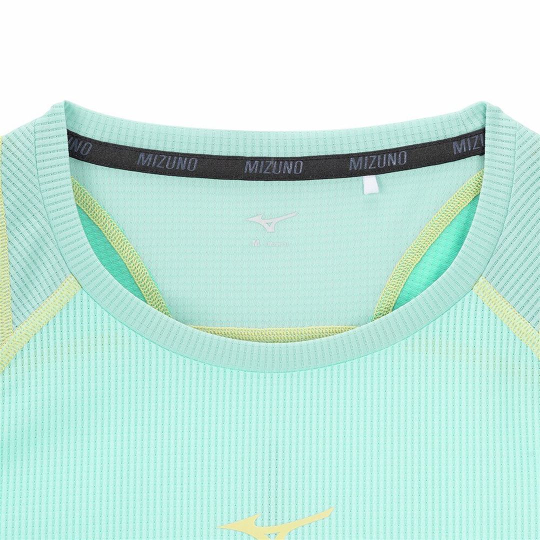 【汗処理／通気】ドライエアロフロープレミアムTシャツ(オーロラ) エッグシェルグリーン S